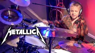 ENTER SANDMAN 6 year old Drummer [upl. by Farrell]