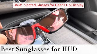 Polarized Sunglasses For Heads Up Displays HUD BMW Motorsport Injected Sunglasses Review [upl. by Eenor]