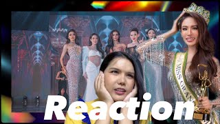 Reaction  Miss Grand Cambodia 2023  top 5 Final [upl. by Maillw]