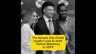 The Kansas City Chiefs couldn’t wait to draft Patrick Mahomes in 2017 nfl football short [upl. by Noxid]