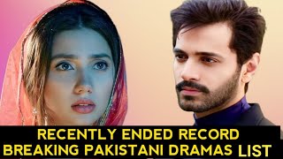 Top 6 Recently Ended Record Breaking Pakistan Dramas 2023  Her pal jeo [upl. by Dougall]