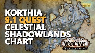 Celestial Shadowlands Chart WoW Quest [upl. by Rochus]