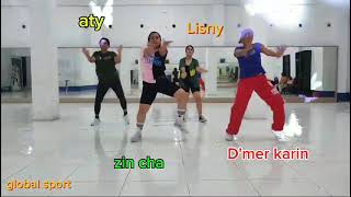 Ikan Naik di Pantai Remixx  ZIN CHADMers KAREN  Zumba Fitness  Global Sport [upl. by Seamus570]