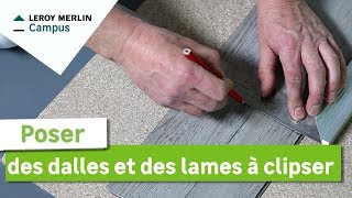 Comment poser des dalles et des lames à clipser  Leroy Merlin [upl. by Sedgewick]