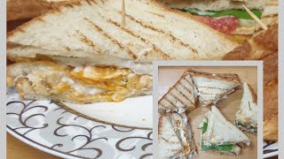 Healthy and Yummy Club Sandwiches eggsandwichrecipe chickensandwichrecipe clubsandwiches [upl. by Amri]