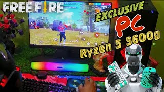 Ryzen5 5600g 🥹 First Time Gameplay Pc🖥️ freefireviral [upl. by Alenoel]