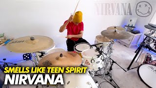 SMELLS LIKE TEEN SPIRIT  Nirvana DRUM COVER [upl. by Ardnua]