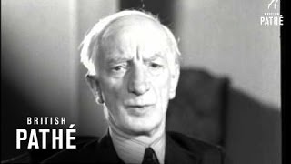 Sir William Beveridge Talks To Pathe Gazette 1942 [upl. by Rehpotsrik133]