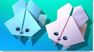 Origami  🐰 Lapin sauteur 🐇 très amusant 🤣 [upl. by Hachmin]