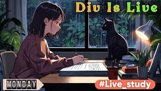 DIV IS LIVE  🍀LIVE STUDY WITH ME 🍀  NO MUSIC PRODUCTIVE STUDY 💌 1230 PM LIVE STUDY [upl. by Yelroc274]