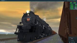 Trainz PRR Fantasy FG1 quot10000quot tons drag challenge Part 22 [upl. by Aldous14]