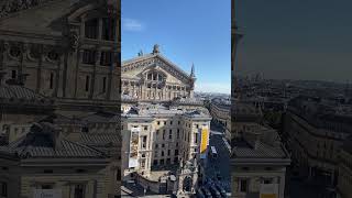 A view of Paris from the rooftop of galeries lafayette paris a famous mall [upl. by Wickman]