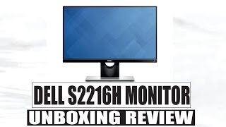 Dell S2216H Full HD IPS Monitor Unboxing Review [upl. by Moira]