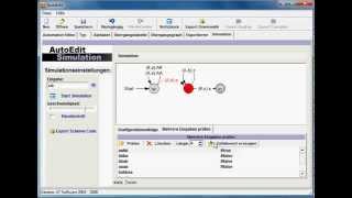 Software Automaten konstruieren und simulieren mit AutoEdit Windows [upl. by Ezalb]