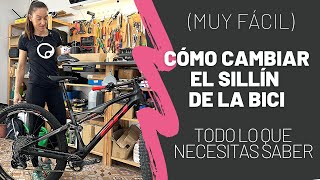 MUY FÁCIL CÓMO CAMBIAR EL SILLÍN DE LA BICI todo lo que necesitas saber [upl. by Ivonne]