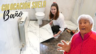 Instalar Piso VINILICO Para Principiantes  MEJOR QUE EL SUELO LAMINADO ¡Se puede mojar😱 [upl. by Atteuqahs]