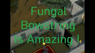 Making Fungal Bowstring Is Super AFK  225k Fletch XPHR [upl. by Ivz745]