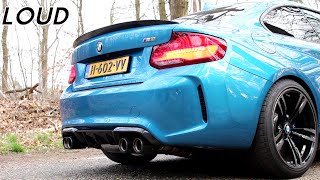 BMW M2 MPerformance Exhaust LOUD SOUNDS amp LAUNCHES [upl. by Aiduan101]