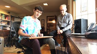 Connor Golden plays LinnStrument at Roger Linns home office [upl. by Mitchael]