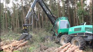 Chantier Forestier n°7 Silvatec 8280th et Rottne solid F96 [upl. by Aydidey]