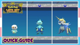 How To Evolve Oshawott Into Dewott Into Samurott In Pokemon Scarlet amp Violet  Quick Guide [upl. by Eanyl]