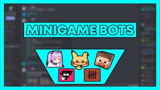 Top 5 MINIGAMES bots for Discord [upl. by Nyrek313]