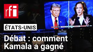 Présidentielle américaine  Kamala Harris offensive dès son premier débat • RFI [upl. by Niffirg670]