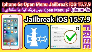 How to Jailbreak Iphone 6s Open Menu for Cydia updating iOS 1579  2023  HindiUrdu  TECH City [upl. by Dusen778]