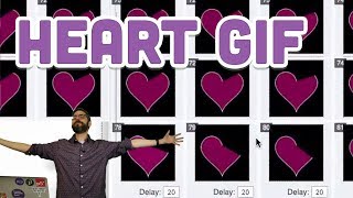 Coding Challenge 1342 Heart Curve GIF Loop [upl. by Lustick]