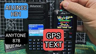 AILUNCE HD1  ANYTONE 878  SEND GPS [upl. by Imelda]