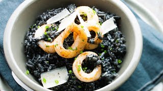 Recette  Arroz negro riz noir [upl. by Ludovick]