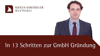 In 13 Schritten zur GmbHGründung  Erklärt vom Anwalt [upl. by Ivett]