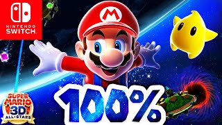 Super Mario Galaxy 3D AllStars Switch  100 Longplay Full Game Walkthrough No Commentary Gameplay [upl. by Enrichetta660]