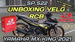 PASANG VELG RCB DI MX KING 2021  MX KING 150  REVIEW VELG RCB SP522 MX KING  PIRINGAN PSM MX KING [upl. by Moir]