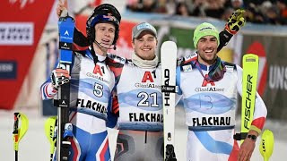 FIS Alpine Ski World Cup  Mens Slalom Run 2  Flachau AUT  2022 [upl. by Renba108]