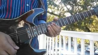 Gary Moore  quotParisienne Walkwaysquot Guitar Cover Instrumental [upl. by Siri81]