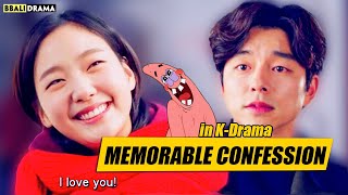 Top 10 Memorable CONFESSION SCENE in Kdramas [upl. by Idnarb504]