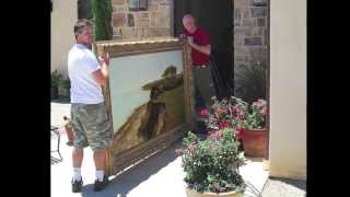 How To Hang A Large Painting  5 Great essential Tips [upl. by Cindelyn590]