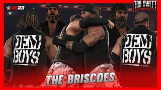 WWE 2K23 Mark amp Jay The Briscoes Entrance Top Moves Signatures Finishers amp Victory Motion [upl. by Bay]