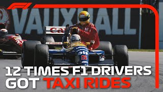 12 Times F1 Drivers Got Taxi Rides [upl. by Alekram]