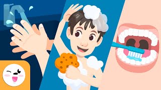 Hygiene Habits for Kids  Compilation  Handwashing Personal Hygiene and Tooth Brushing [upl. by Eelorac]