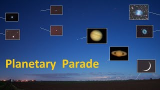 Planetary Parade 20212022  Venus Saturn Jupiter Uranus Neptune and [upl. by Nitram238]