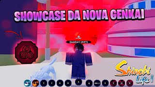 SHOWCASE da NOVA GENKAI RED SENJU WOOD RYKANSHIZEN no SHINOBI LIFE 2 SHINDO LIFE [upl. by Narahs]