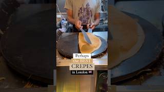 Perhaps the BEST CREPES in London 😋 crepe london food [upl. by Nisbet640]