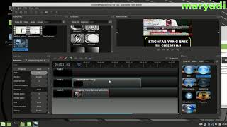 OpenShot Video Editor Tutorial Indonesian [upl. by Griggs]