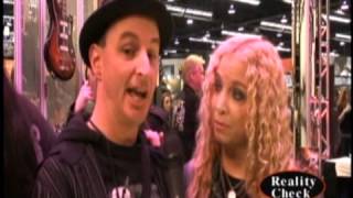 Sean Yseult ExWhite Zombie at NAMM 2012 [upl. by Ahsinej165]