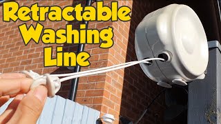 Manila London  How to use a Retractable Washing Line  Filipino Life in the UK  Pinoy in England [upl. by Jair]