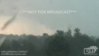 07222017 Fredericksburg VA  Funnel Cloud and Supercell Over the City [upl. by Greenes]