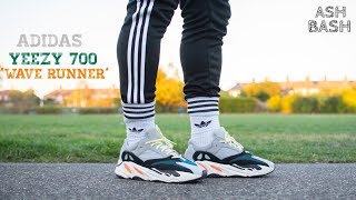 Review  On Foot  SIZING info Adidas Yeezy 700 Wave Runner  Ash Bash [upl. by Haney]