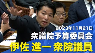 20231121 衆院予算委員会 伊佐進一衆院議員 [upl. by Opportuna874]